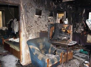 Уборка в коттедже после пожара и ЧП